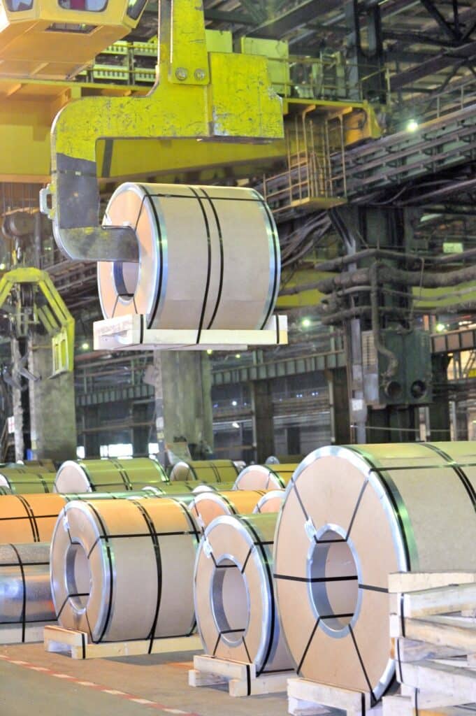 Rolled Steel In Factory